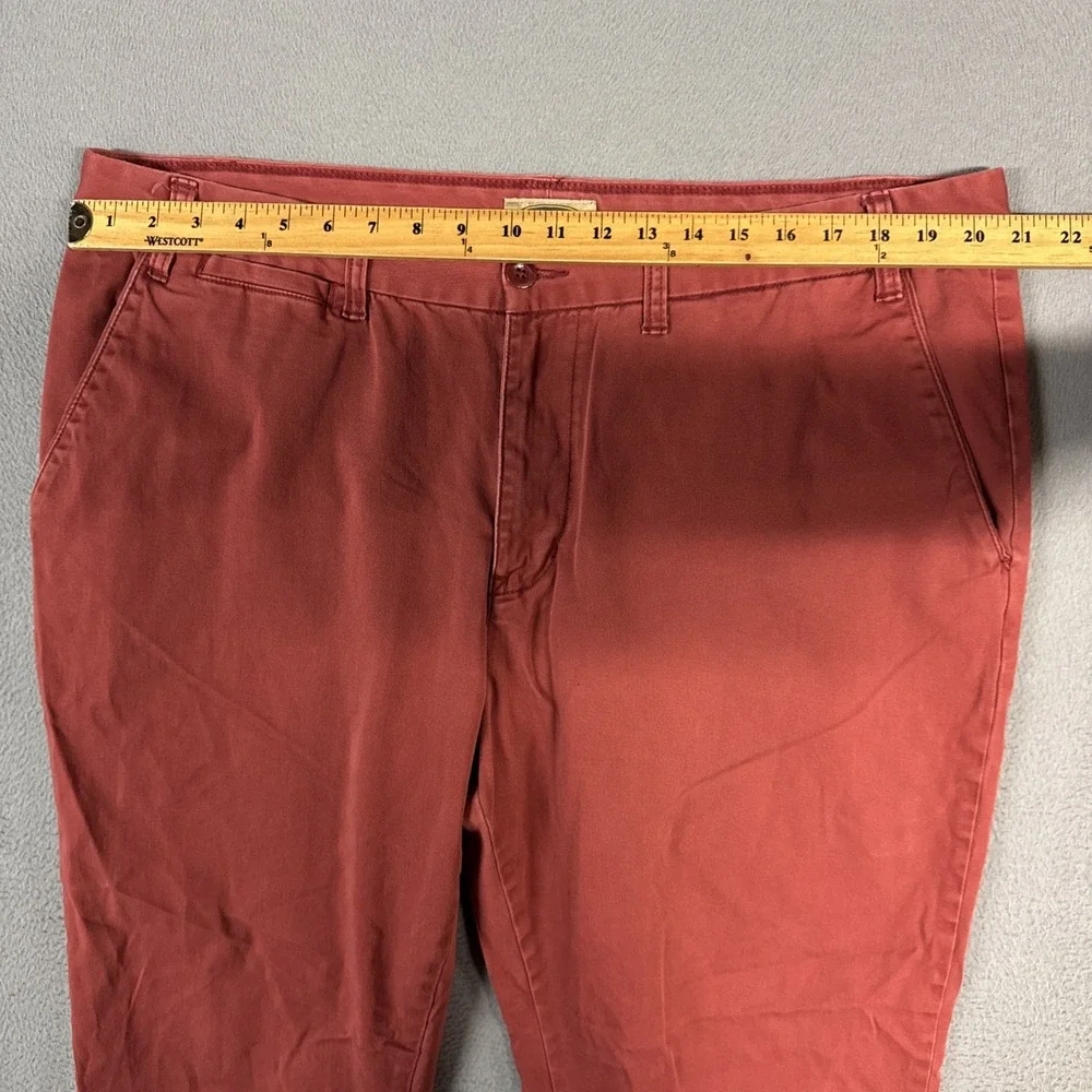 Foundry Supply Co Pants Mens 44 (Fits 42) Red Straight Comfort Stretch Cotton